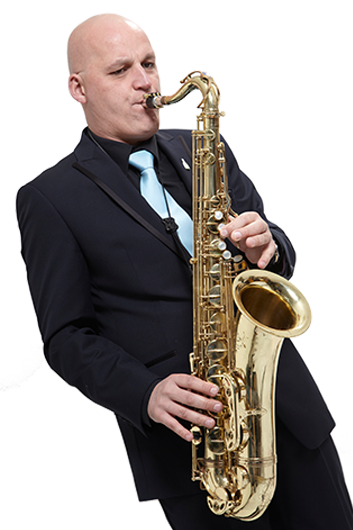 Volkmar spielt Sax